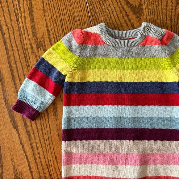 Gap Stripe Sweater Cotton Knit Romper, size 3-6 months - Picture 2 of 10